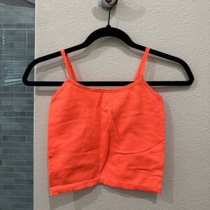 Neon Orange Women's Athletic Tank